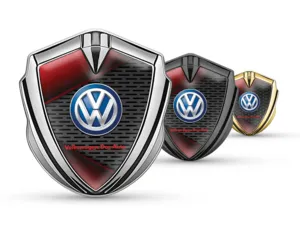 VW Badge Marca Auto Durevole Stile Premium